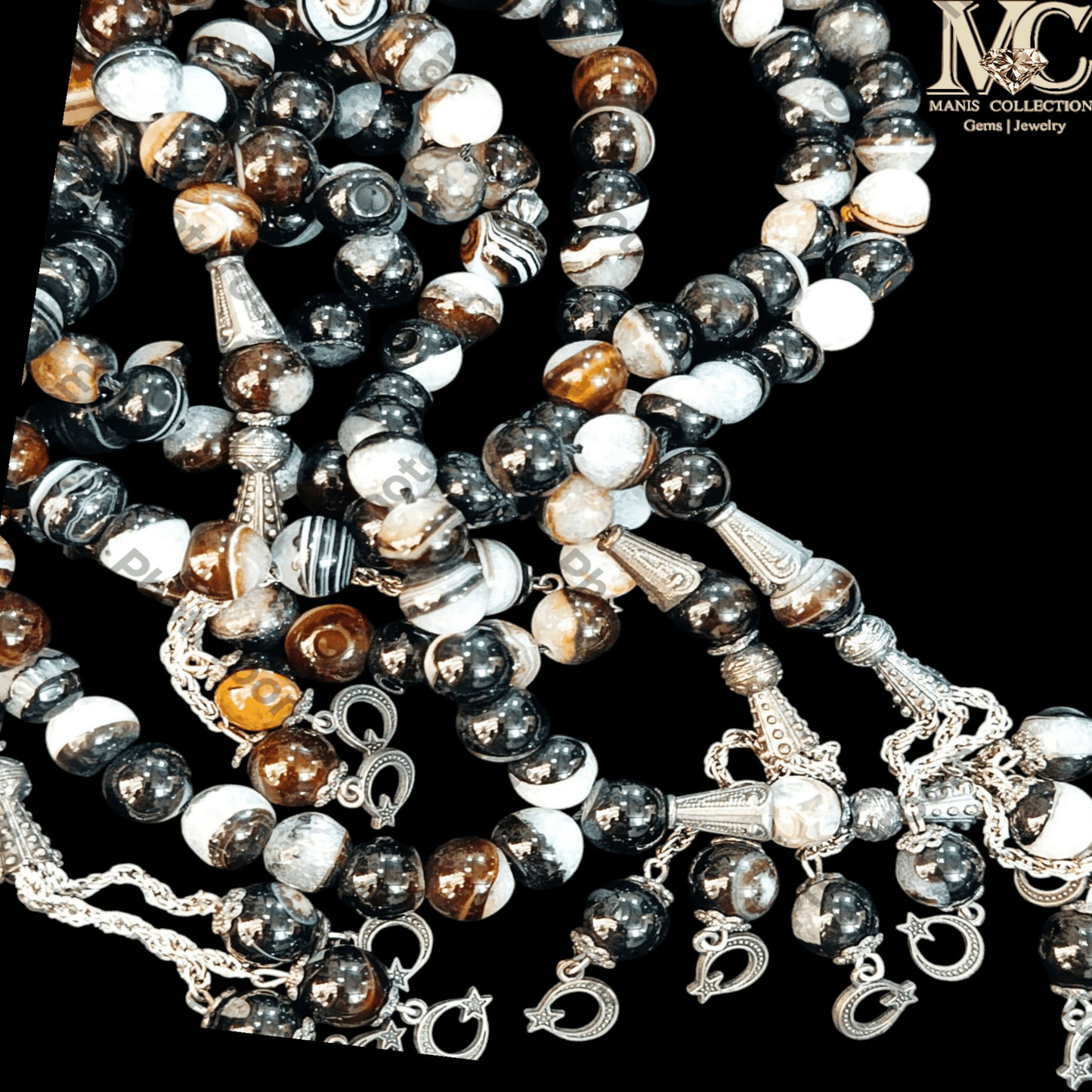 Sulemani Agate (Sulemani Aqeeq) Tasbeeh