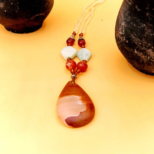 Handmade Real Agate Locket