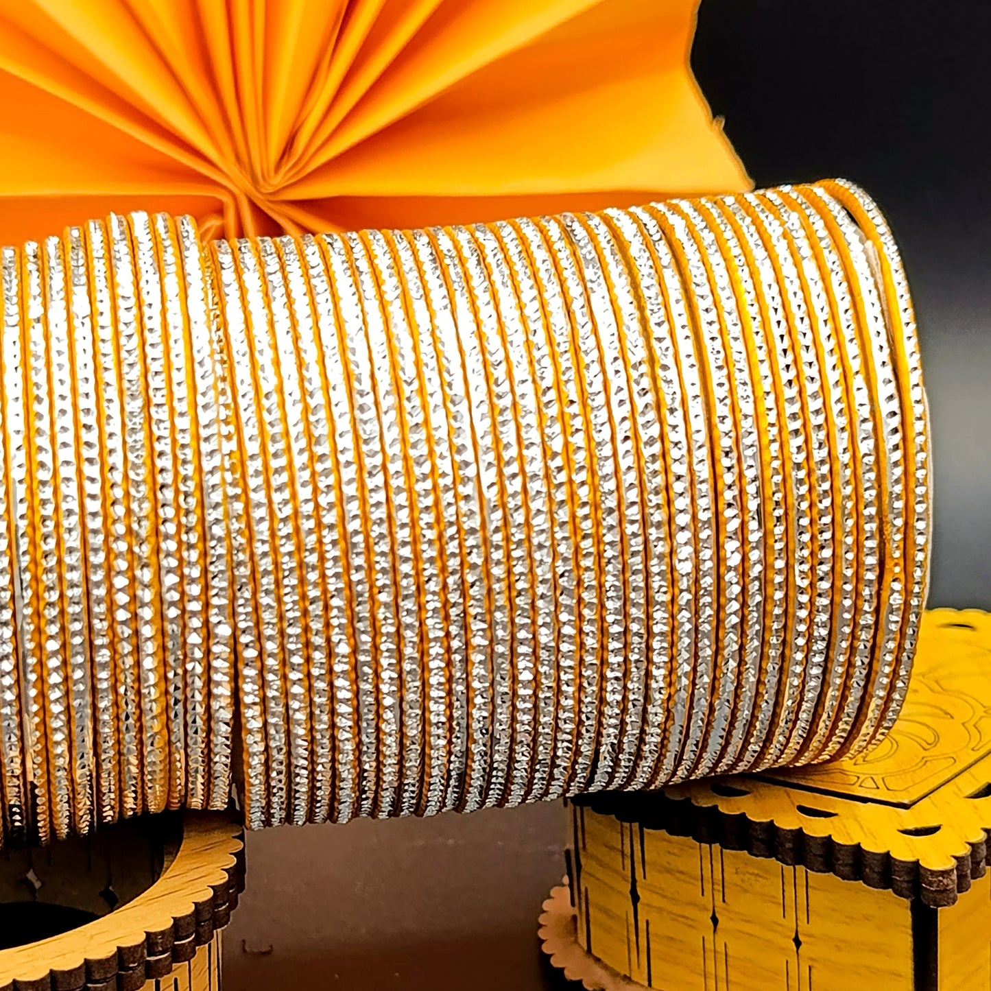 Shining Zircon Metal Chori - 1.5 Dozens