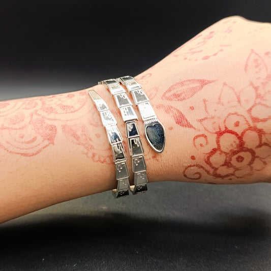 Imported Stainless Double Snake Bracelet