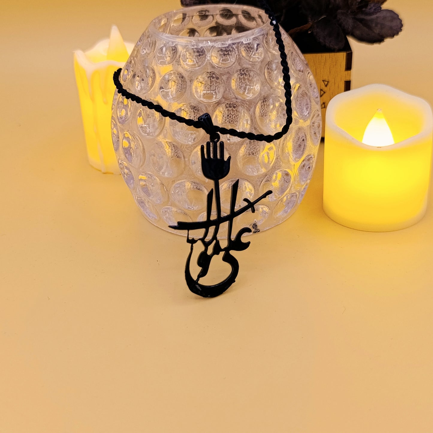 Maula Ali Locket Black