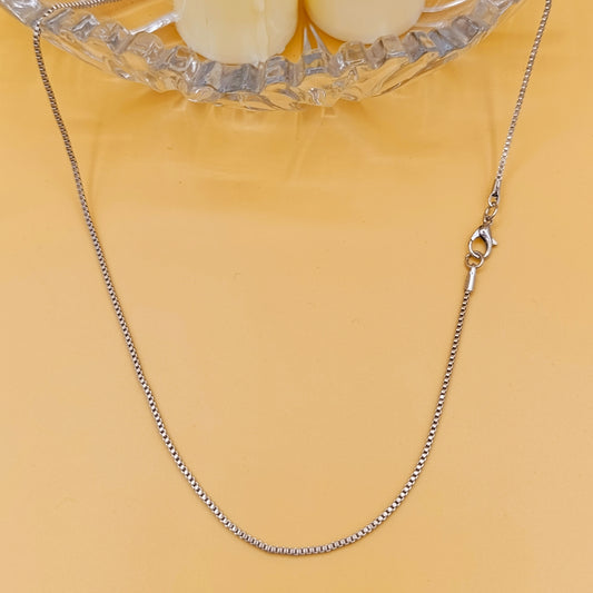 O Shape Small Silver Chain