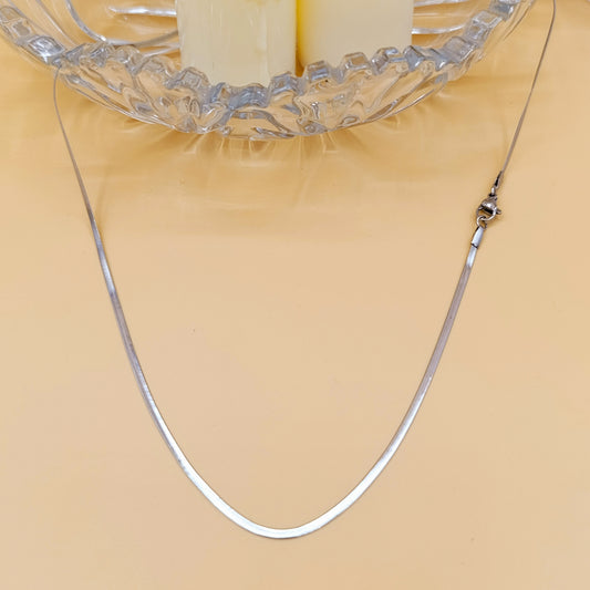 Omega Small Silver Chain