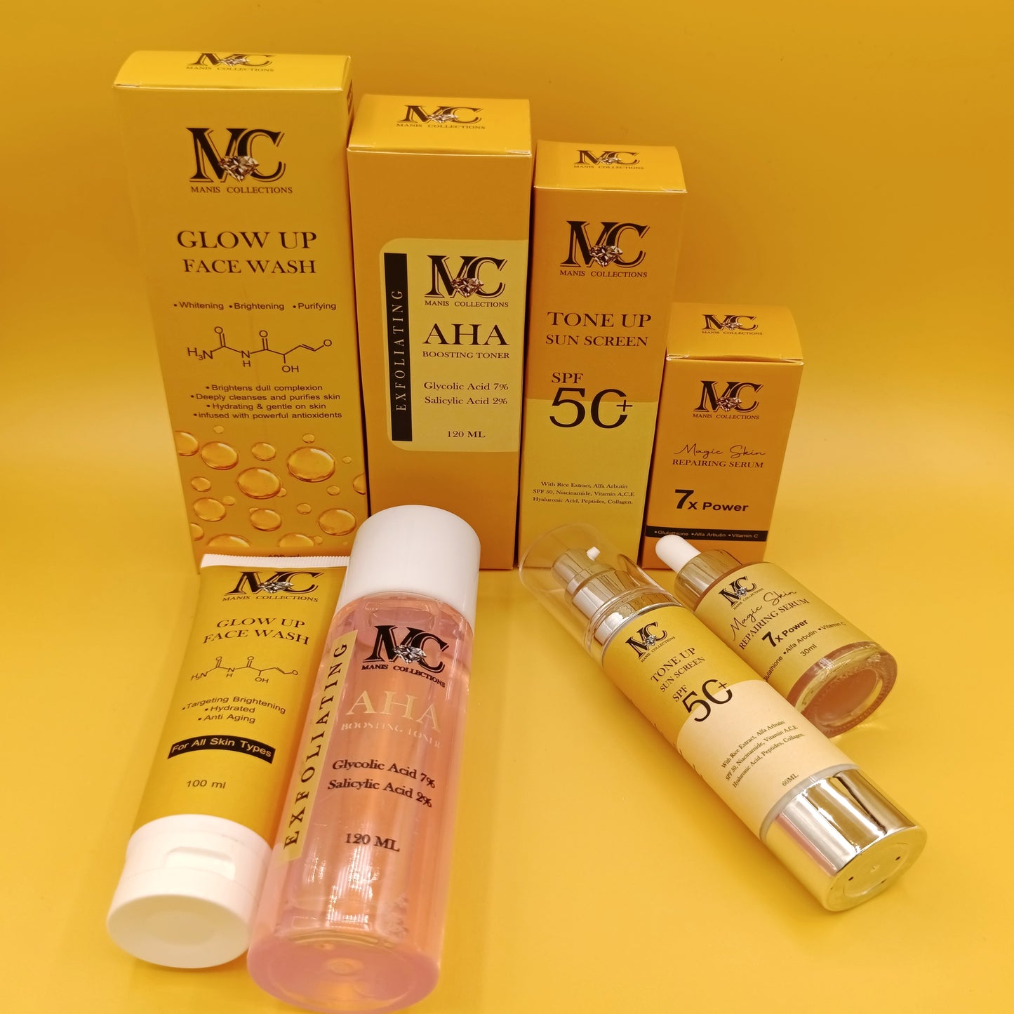 Magic Box - Including (Serum, Sunscreen, Toner and facewash)