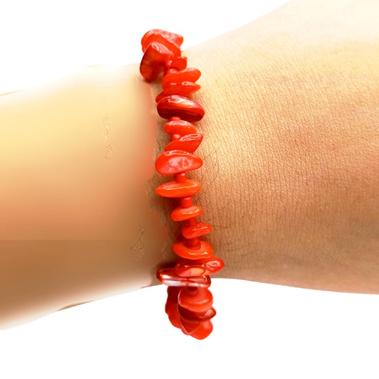 Crystal Coral Bracelet