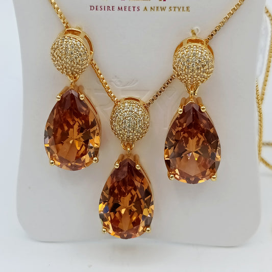 Citrine Color Casual 2k Set