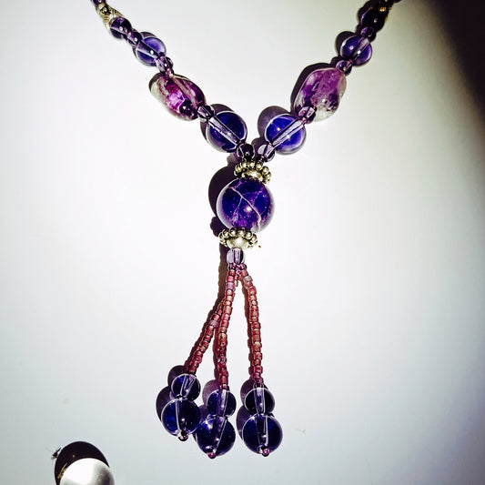 Real and Natural Amethyst Locket