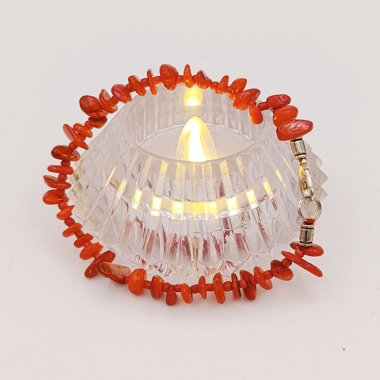 Crystal Coral Bracelet