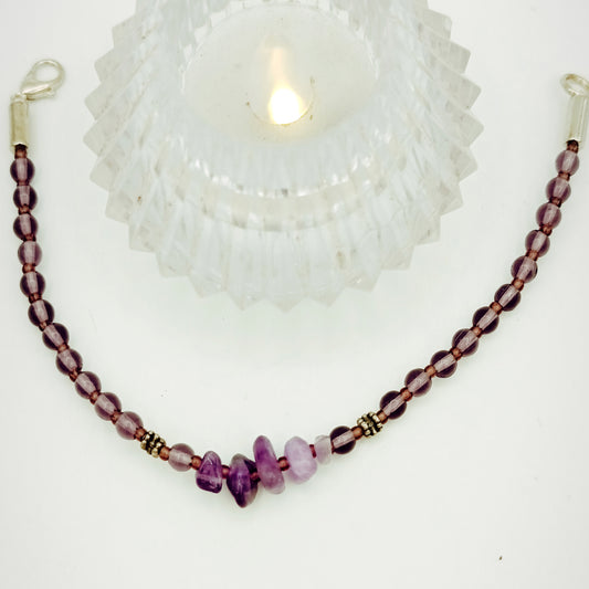 Real and Natural Amethyst Bracelets