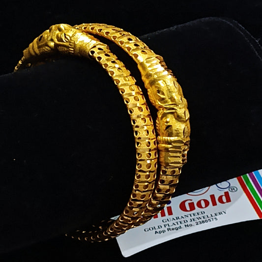 Indian Gold Plated Karey ( Pair), Sizes.2.4, 2.6, 2.8