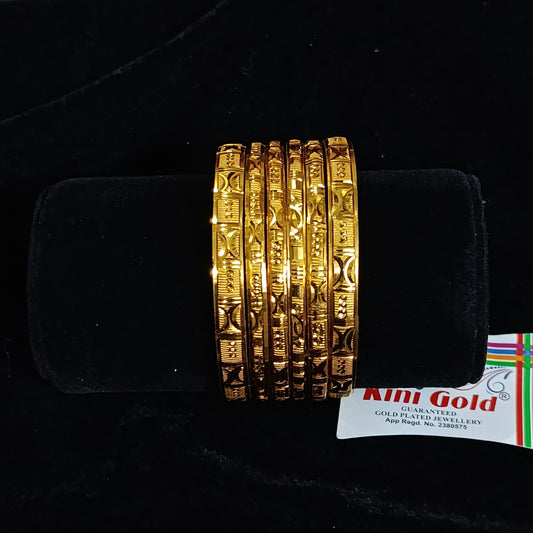 Indian Gold Plated Bangles Set