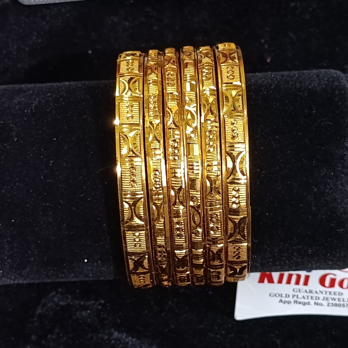 Indian Gold Plated Bangles Set