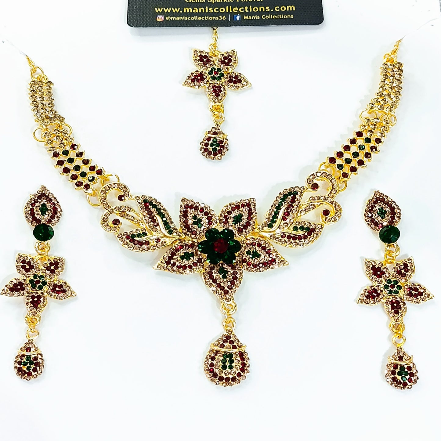 Star Multi zircon set with Bindia