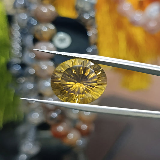 Natural Citrine Diamond Cut