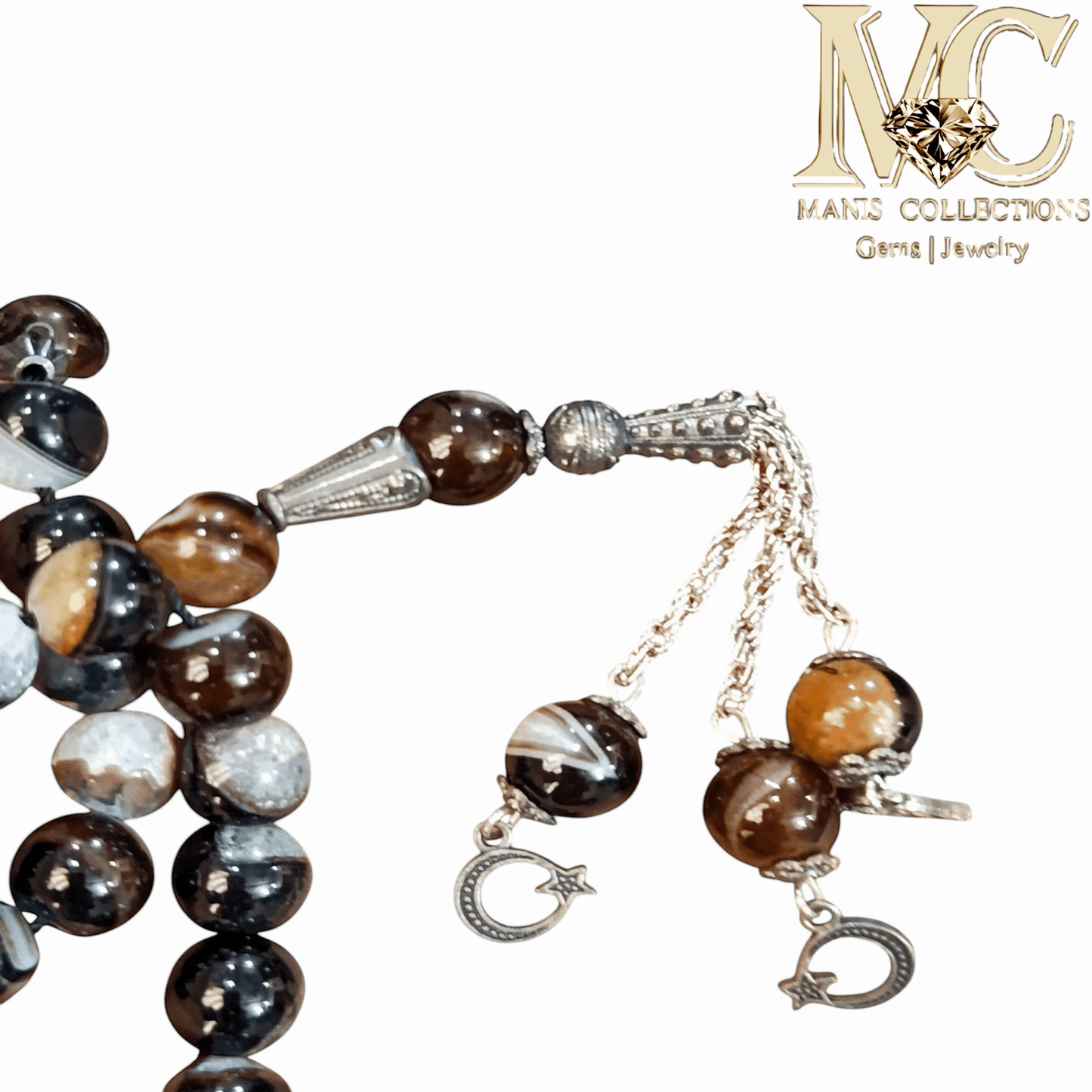 Sulemani Agate (Sulemani Aqeeq) Tasbeeh