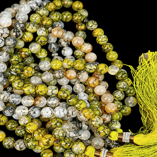 Tree Agate (Shajri Aqeeq) Tasbeeh