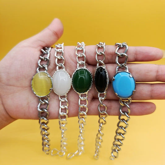 Aqeeq Stainless Handmade Bracelet