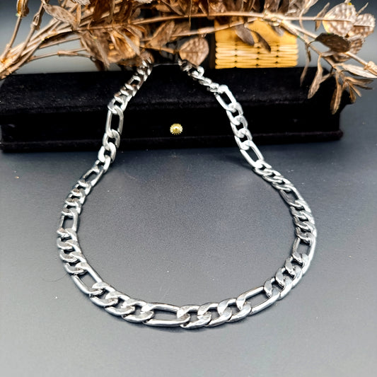 Big Figaro Silver Chain