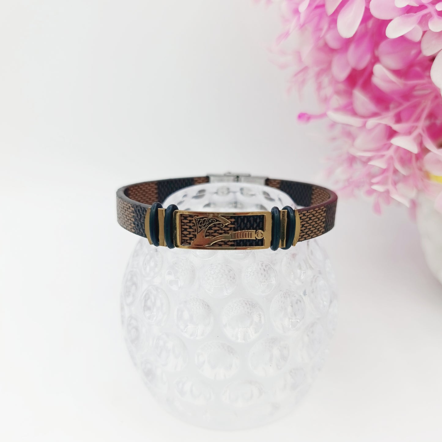 Brown Ribbon Bracelet