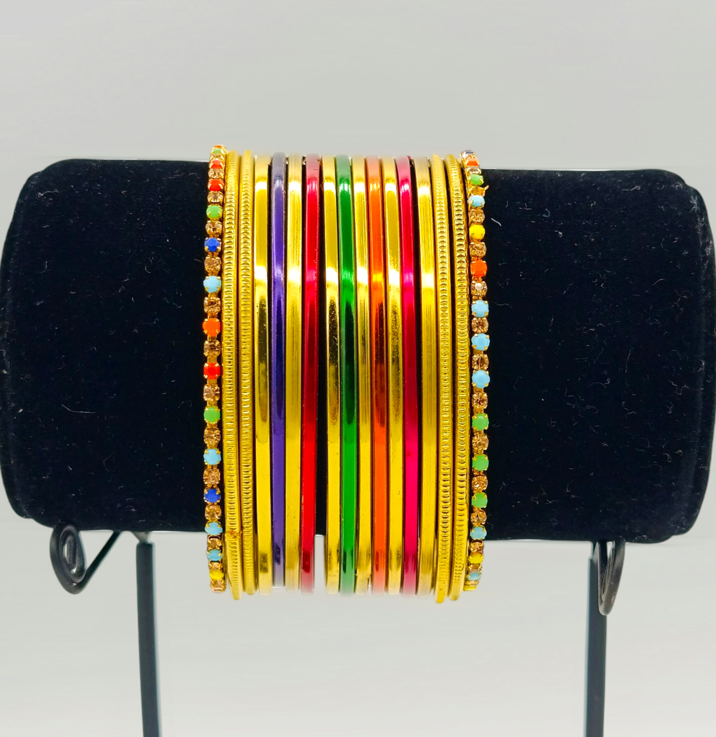 Gold Plated Multi Chori Set - 19 pieces